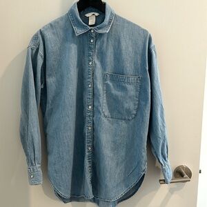 Oversized Denim Shirt